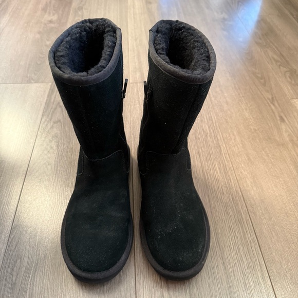 UGG Shoes - UGG Black Suede Winter Boots